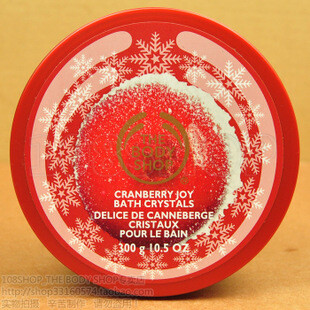 金冠THEBODYSHOP新蔓越莓浴盐ML消除疲劳圣诞限量