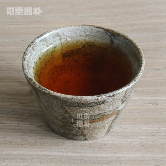 【见素抱朴】手工粗陶茶杯