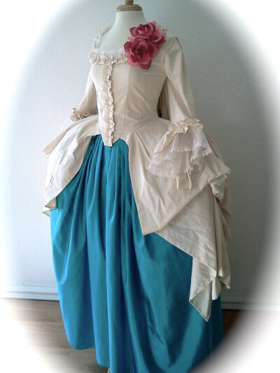 Marie Antoinette Costume 2006 Movie Inspired Replica Your Size (Hips Included)