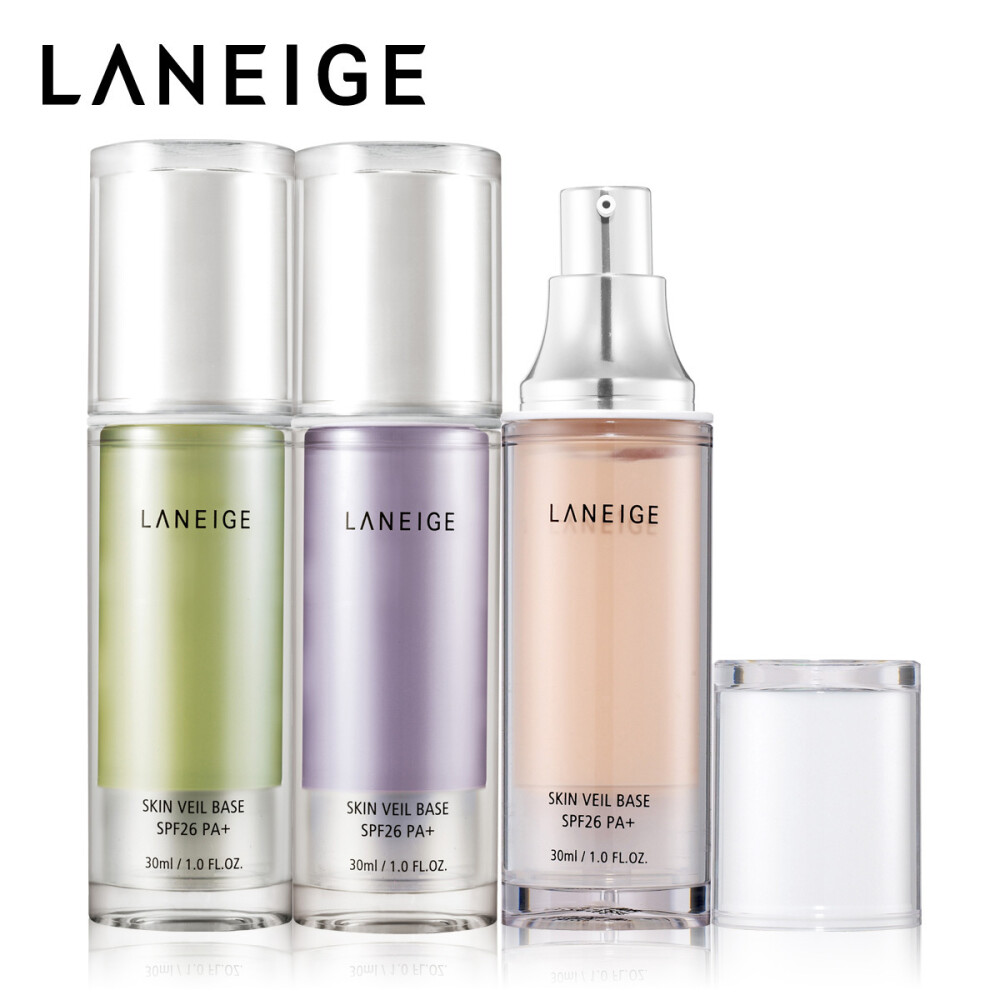 Laneige/兰芝雪纱防晒隔离霜SPFml防辐射绿紫色