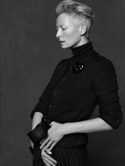 The little black jacket Tilda Swinton