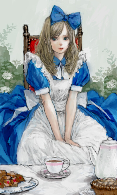  Alice in Wonderland -For Halbmond