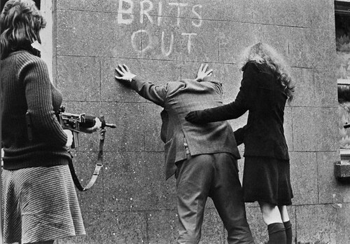 IRA soldiers at work in Belfast, 1972.