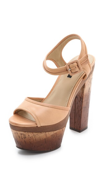 Rachel Zoe Evelyn Cork Platform Sandals