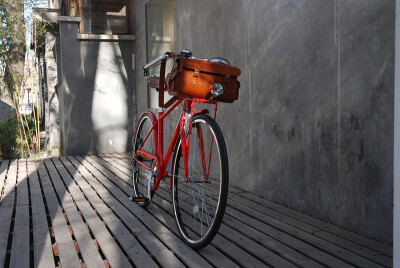 台湾锐骑1941红色限量版复古公路自行车vintage bicycle