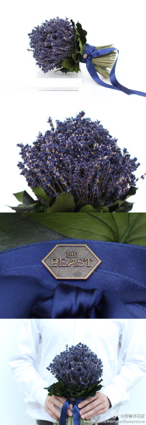 顾客说：“ 我们在大学相识，踏上社会经历了分分合合，年过三十终于走到一起。这次拍婚纱照，想重回校园，希望有束朴实的捧花。而且有没可能，它能长久些？”。。。来自德国的熏衣草干花捧花。据说与情人分离时，可以藏枝熏衣草在他书里，下次相聚时闻闻它的香味，就知道他有多爱你。