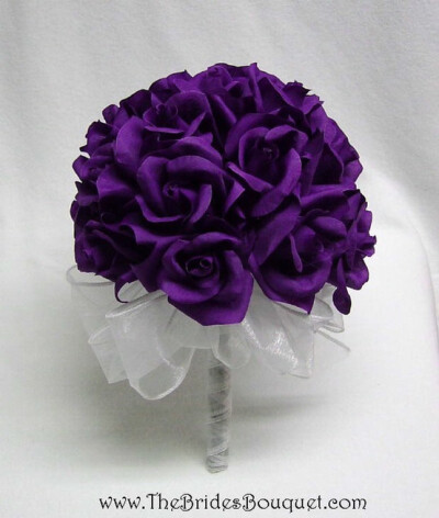 紫色婚礼捧花