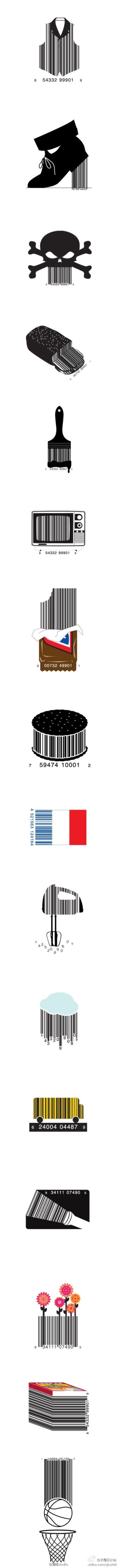 【产品设计】16个创意条形码设计