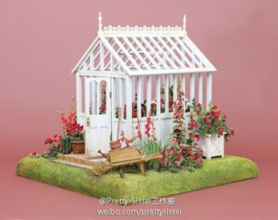 #Miniature Dollhouse娃娃屋赏析#花房