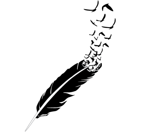 itsoundslikeart: Birds of a Feather. Tattoo design for a friend.  Made in Adobe Illustrator.