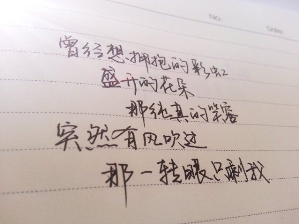 陳詩人的手繪歌詞