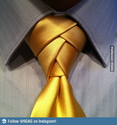 The coolest way to tie a tie - Eldredge necktie knot.