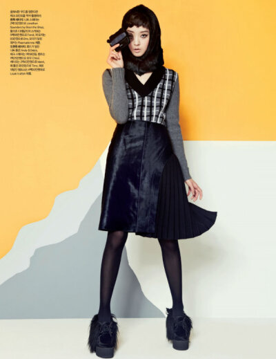 So Young Kang by Shin Sun Hye for Harper’s Bazaar Korea December 2012