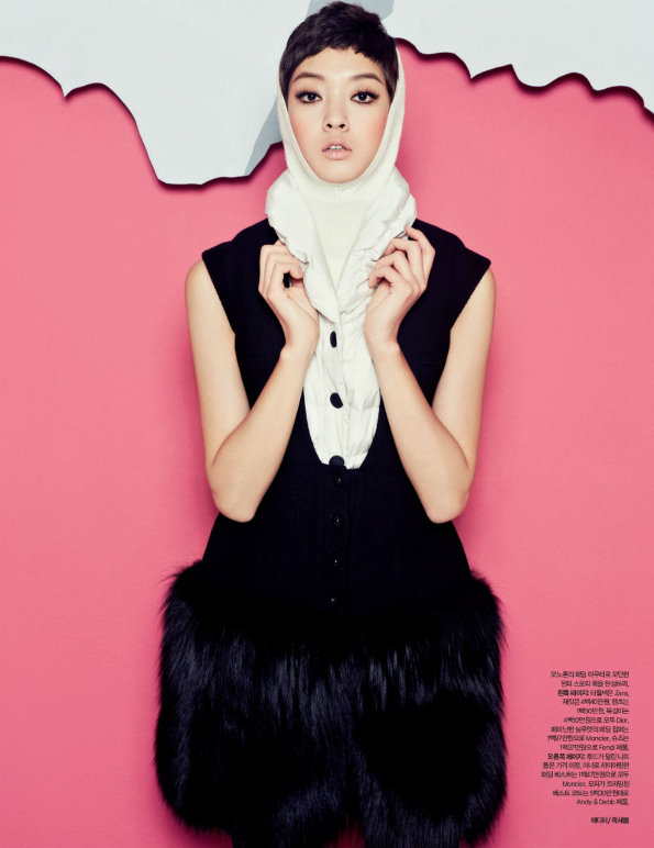 So Young Kang by Shin Sun Hye for Harper’s Bazaar Korea December 2012