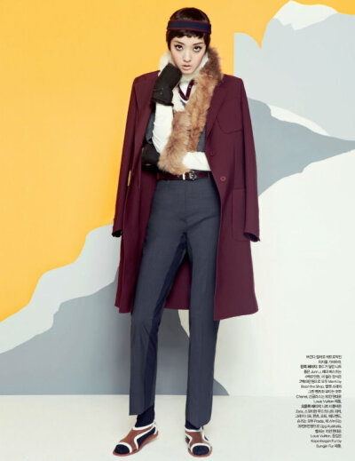 So Young Kang by Shin Sun Hye for Harper’s Bazaar Korea December 2012