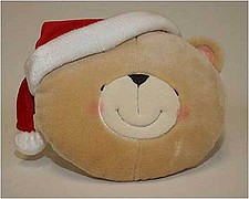 <圣诞礼物> 贺曼熊 啤啤熊 安德鲁熊头 圣诞熊靠垫抱枕