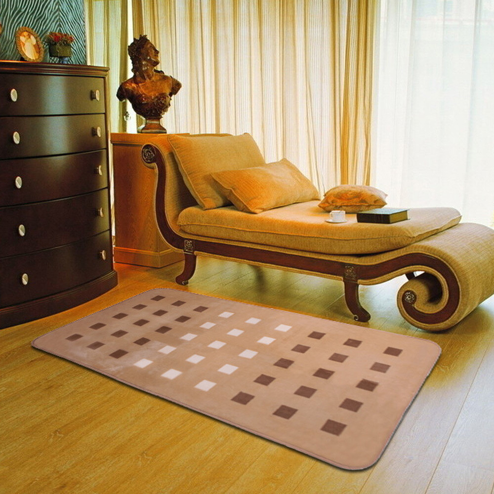 美家饰现代简约时尚家居卧室床边客厅茶几柔软吸水可机洗