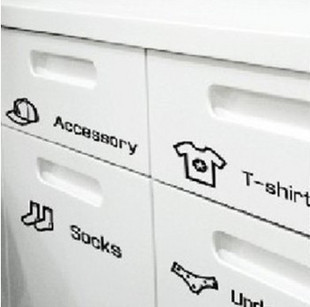 网趣时代创意生活|装饰墙贴|壁贴|整理箱系列黑色创意家居用品