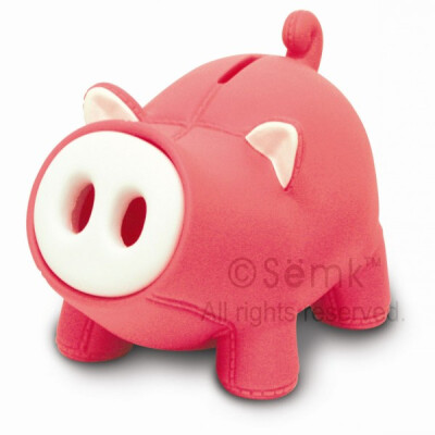 香港SemkTPig创意礼品小猪钱箱存钱罐储蓄罐