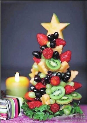 水果圣诞树