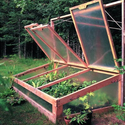 DIY greenhouse boxes by nancy