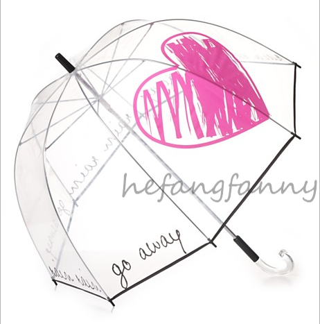 浪漫爱心雨伞