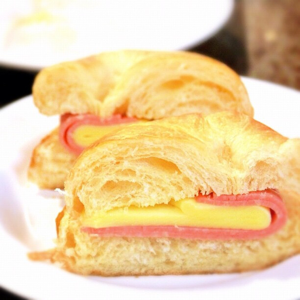 Cheese Bacon with Croissant