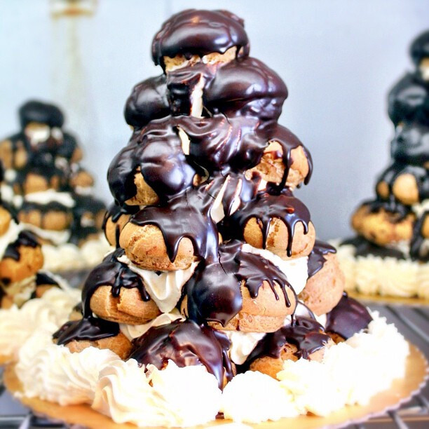 a Giant Profiterole