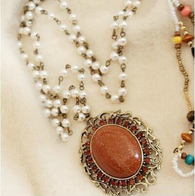 复古和珍珠的结合，很喜欢