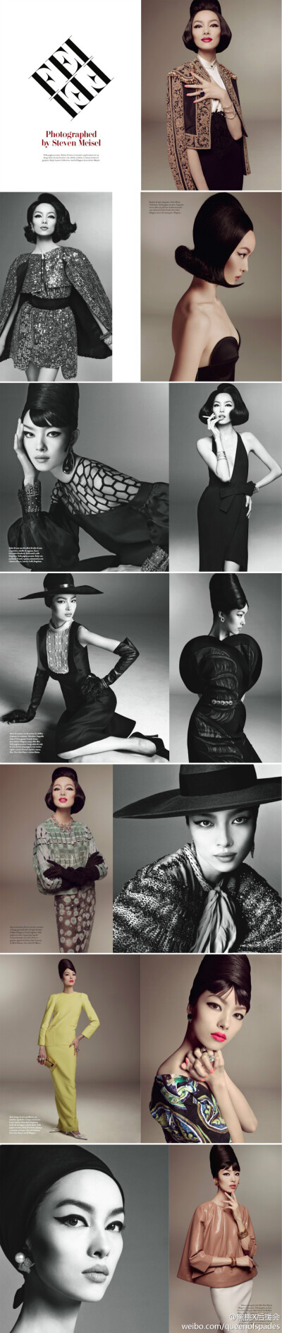#Vogue Italia January 2013# 孙菲菲 by Steven Meisel 不光作为第一位单独登上Vogue意大利版封面的亚洲女模特
