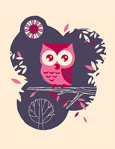 粉色的