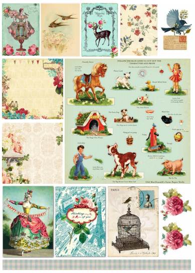 复古的色彩，美好的素材。 家中自制，惠普原装墨盒印制，比图片精细美丽。