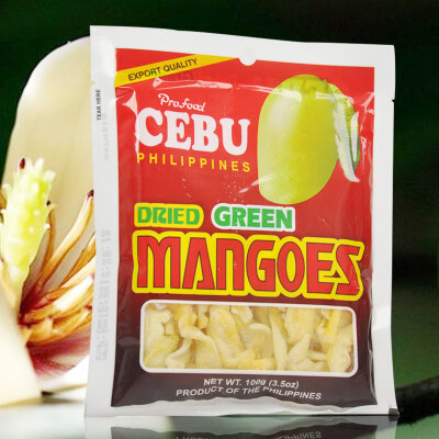新口味菲律宾进口零食宿雾顶级芒果干情人果g绿芒果略酸