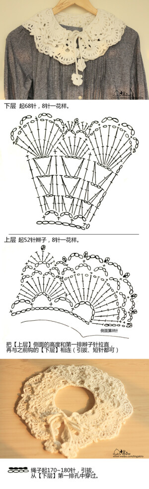 假领子 花边图案