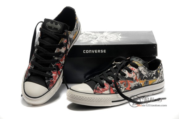 友库 潮流 时尚 Converse 匡威 正品专柜 蝙蝠侠 多彩低 限量版 低帮 情侣帆布鞋