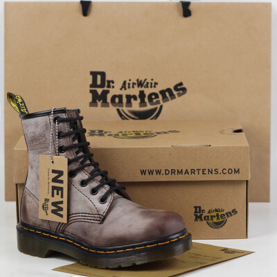 香港代购Dr.martens1460专柜正品樱桃红8孔硬皮马丁靴短靴女靴男