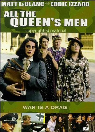 女王密使 All the Queen's Men 以二战为背景的喜剧，一伙英国特工奉命潜入德国工厂窃取密码机，不料情报有误，该工厂只招收女工，特工们只好男扮女装……
二次大战期间,四名盟军士兵在一名美国战略情报局官员的带领下,潜入柏林,伺机窃取德军的密码装置.因为当时大部分德国男人都上了前线,所以我们的英雄们为了掩人耳目,不得不乔装成一群妖冶的酒吧歌手.孰料,他们竟被一卡车吵吵嚷嚷的德国人误认为是妓女而缠上了……