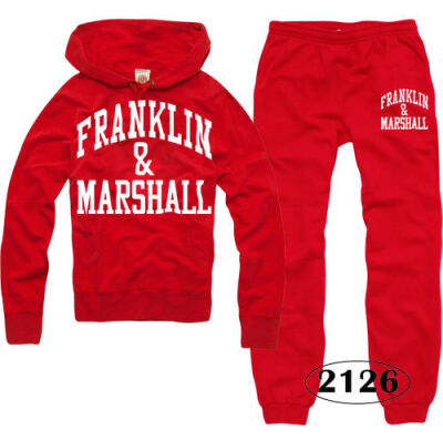 ￥158.00 2012Franklin Marshall富兰克林 纯棉 连帽 时尚休闲 FM卫衣套装