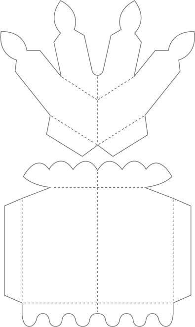 蛋糕立体卡片的制作