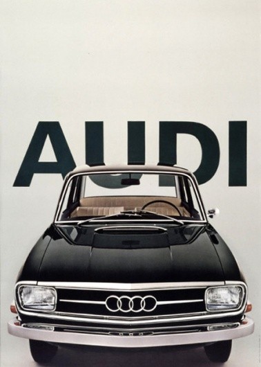 Vintage Audi poster