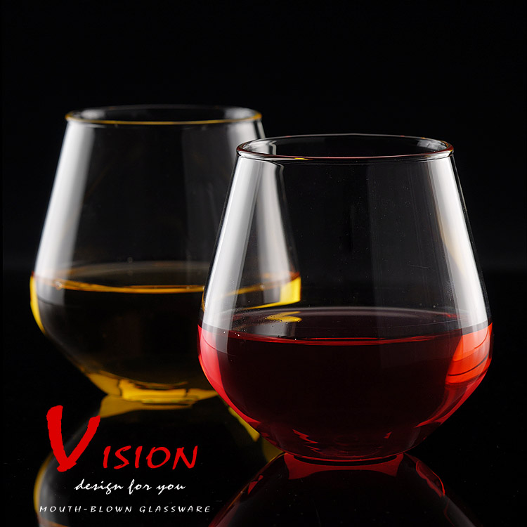 买五赠一！VISION 透明玻璃杯 耐热水杯 杯子创意 牛奶杯 450ML