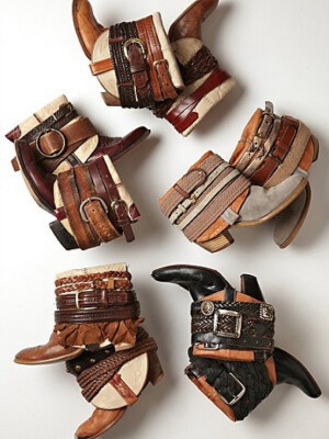 旧长靴 X 坏掉或不再喜欢的腰带