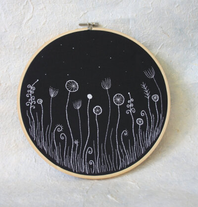 Hand Embroidery Hoop Wall Art