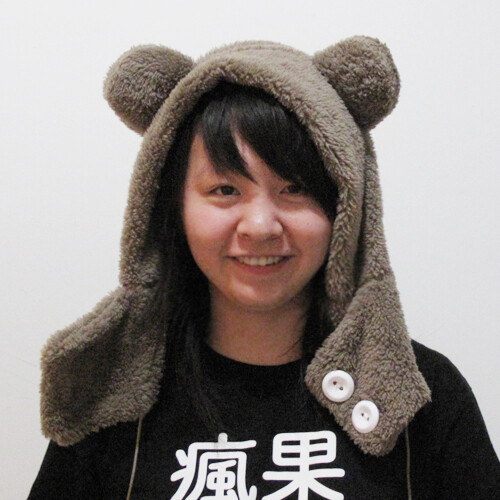 疯果小yu斗斗帽色入冬季原创加厚手工生日礼物