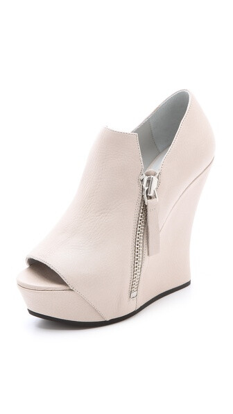 Camilla Skovgaard Peep Toe Wedge Booties