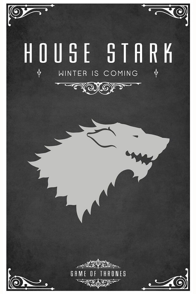 house stark 冰原狼一家