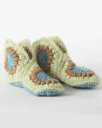 Multi Color Granny Slippers