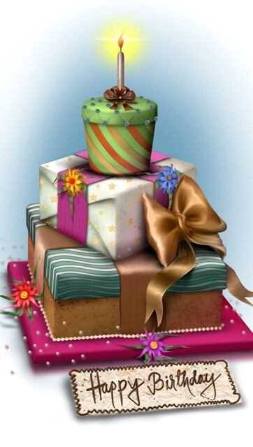happy birthday, 生日快乐，蛋糕，礼物