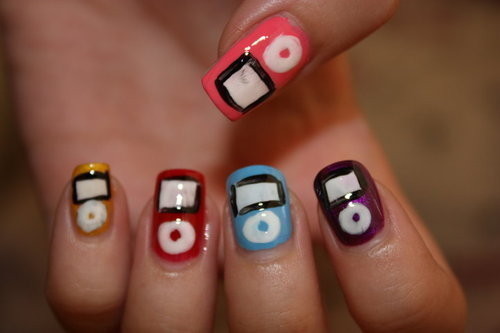 cute ipod nails ~