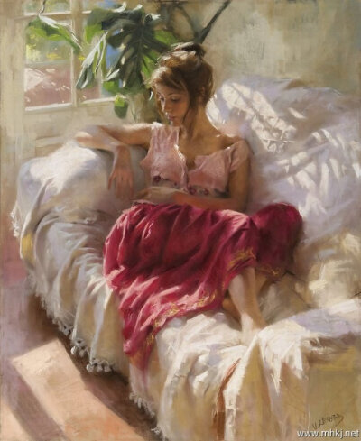  西班牙艺术家Vicente Romero Redondo油画作品 Vicente Romero Redondo，西班牙艺术家，1956年出生于西班牙的马德里。他从小就显示出对艺术的热爱，他的父母对他的艺术梦想始终支持。后来他进入西班牙最负盛…